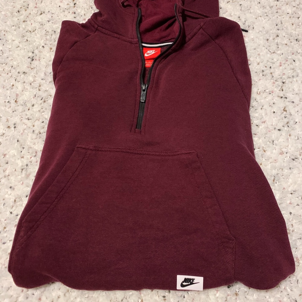 Nike short sleeve hoodie